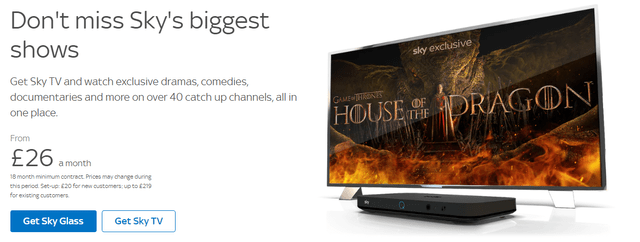 Game of Thrones marketed in the U.K.