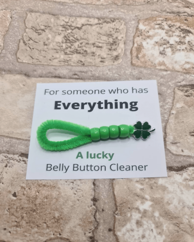 One of the products on Etsy - Belly button cleaner