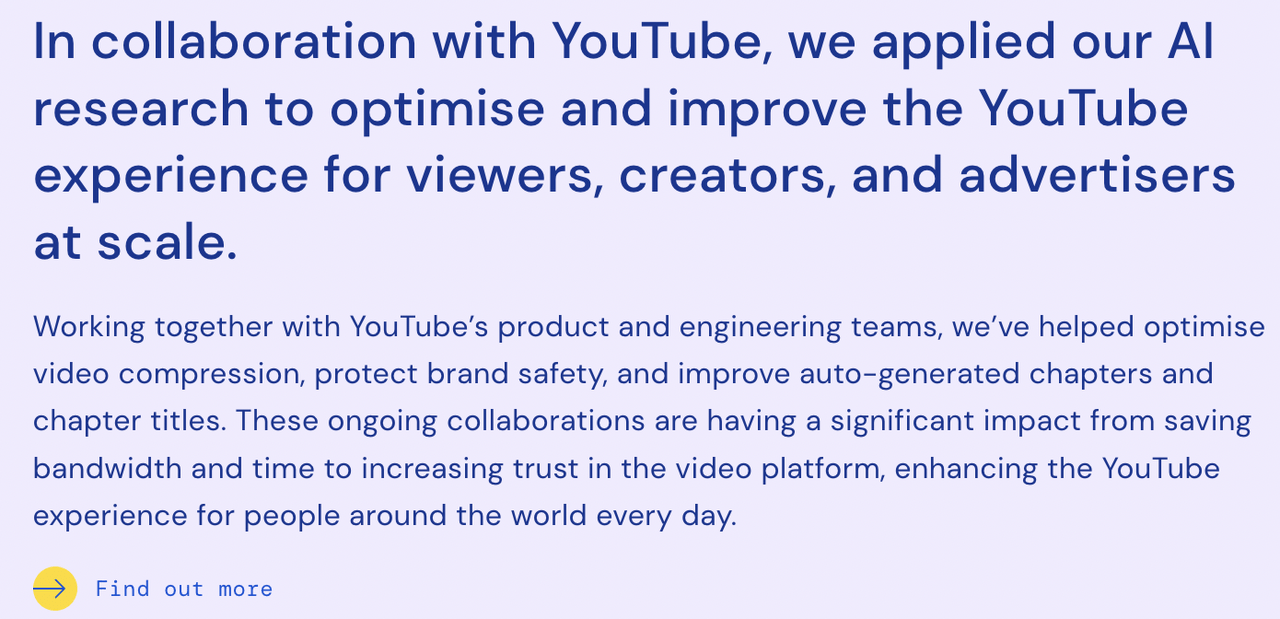 Deepmind YouTube info