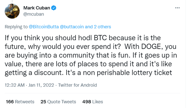 Twitter Mark Cuban Dogecoin