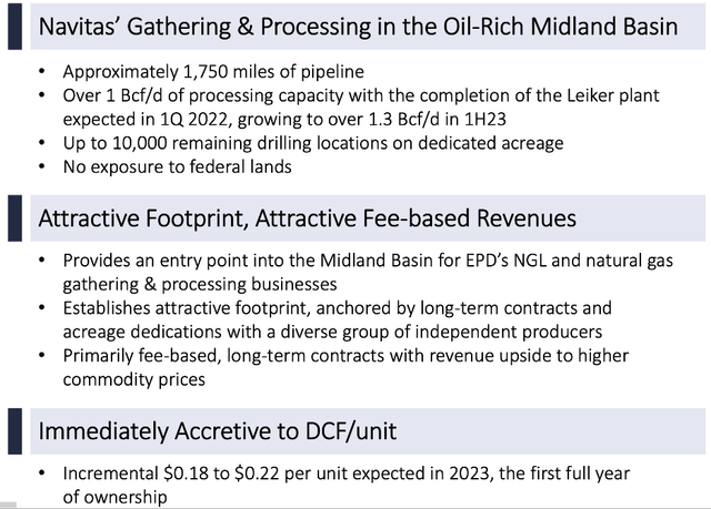 EPD Navitas Acquisition