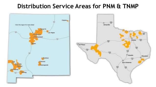 PNM Resources Service Territory