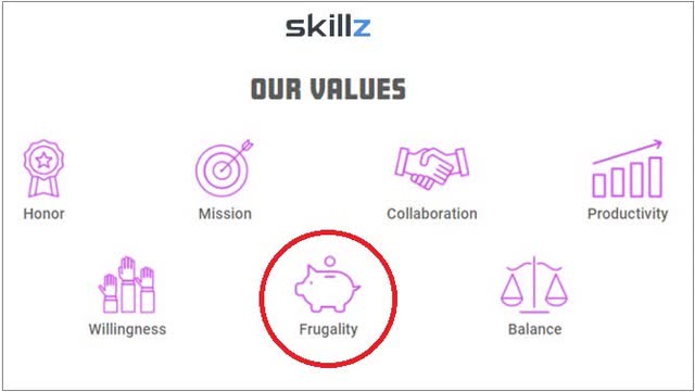 Skillz corporate values