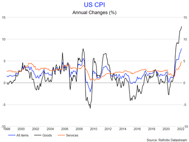 US CPI annual changes
