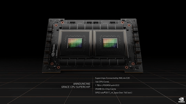 Nvidia 144-core Grace chip