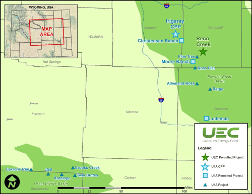 UEC Facilities Map