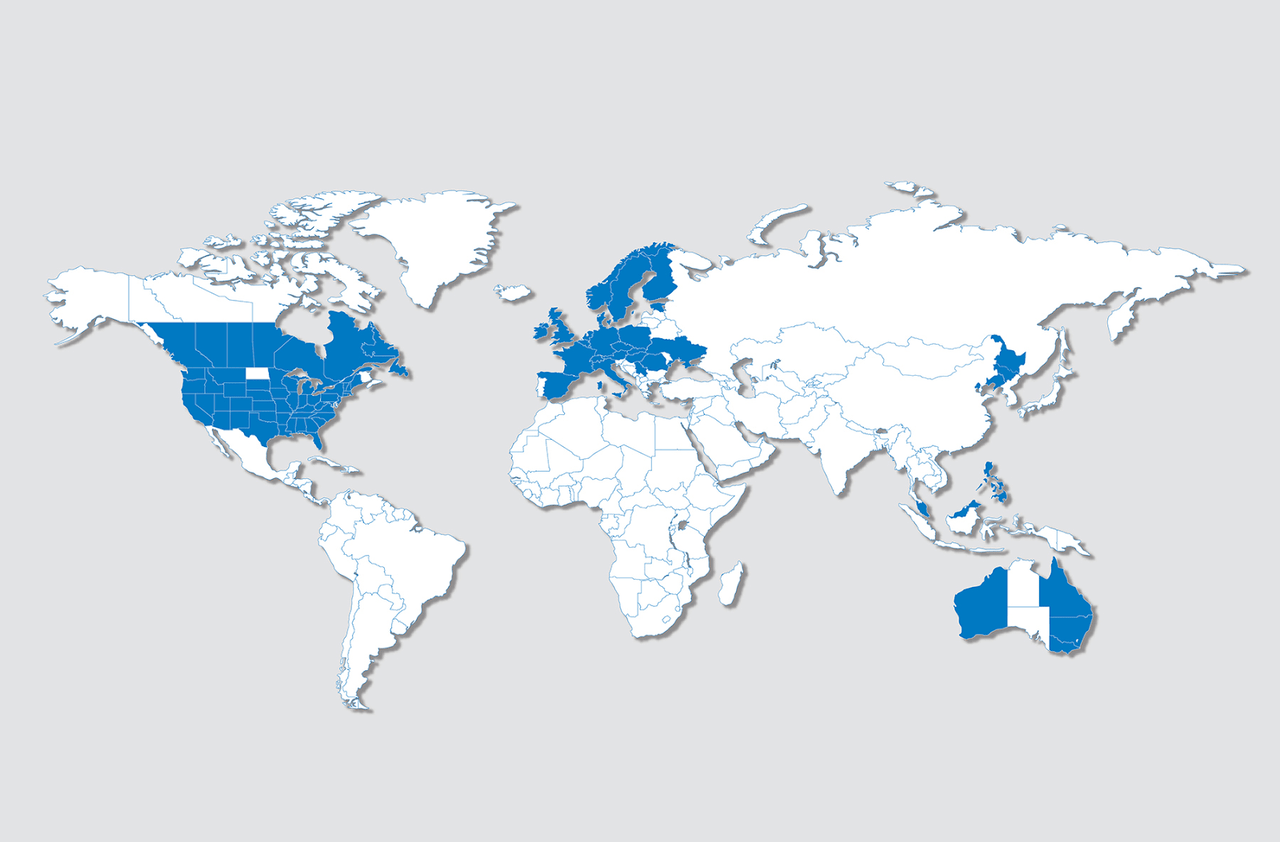 CRH's global footprint