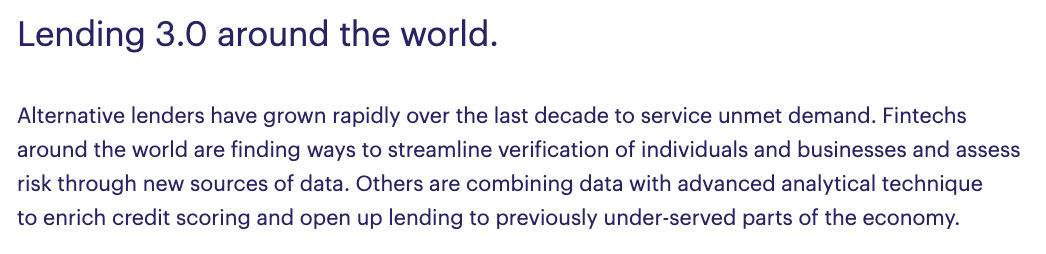 lending alternative data