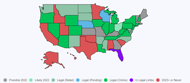 Sport Betting Map