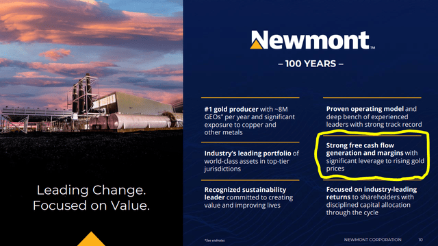 Newmont 2022 BMO Global Metals & Mining Conference Presentation