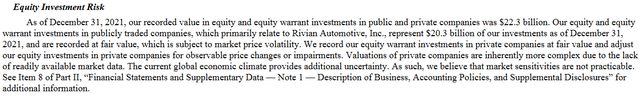 Rivian stake info from Amazon