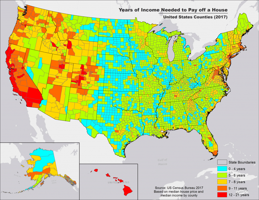 Home Prices vs. Income (Census Bureau)