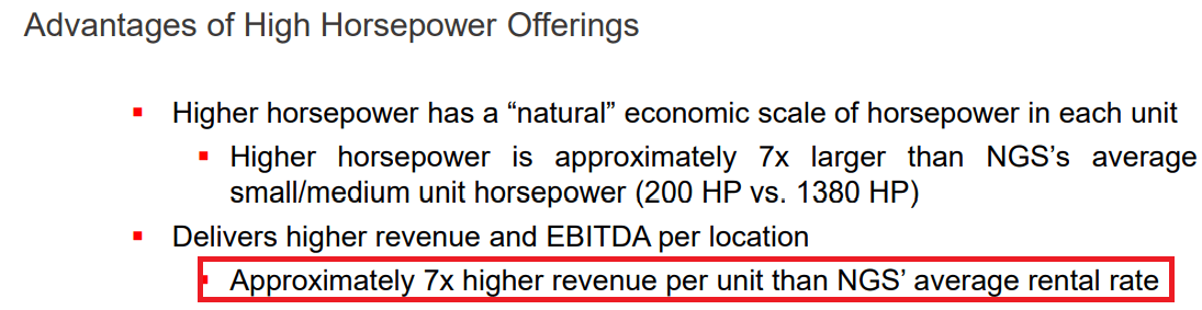 Advantages of high horsepower offerings