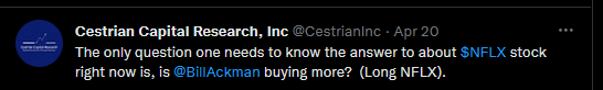 Cestrian's Twitter post
