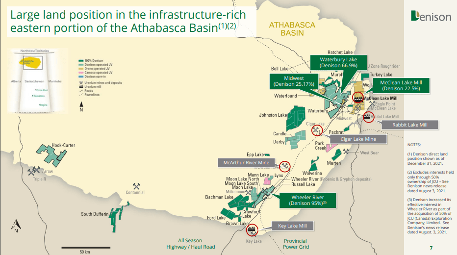 An image highlighting all the mining and exploration assets of DNN