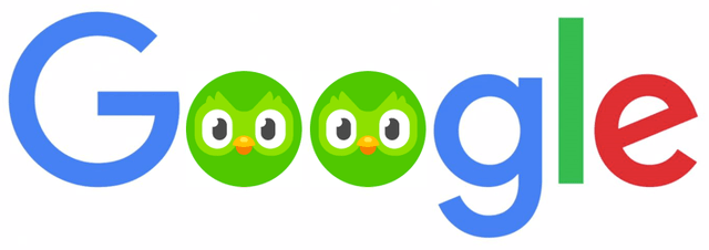 Google and Duolingo Logos
