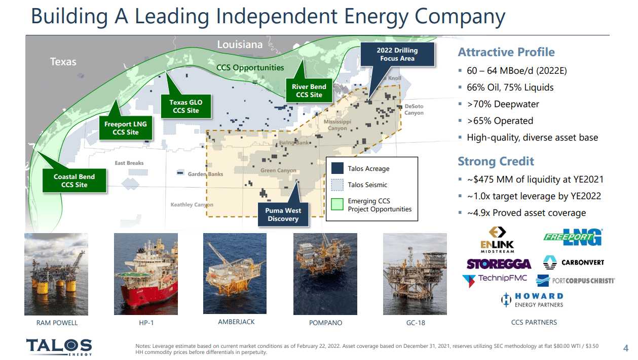 Talos Energy Stock: An Undervalued GoM Deepwater Play (NYSE:TALO ...