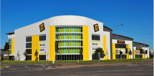 Self-storage property owned by Big Yellow Group