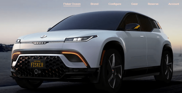 Fisker Ocean all-electric SUV - Production starting in Nov. 2022