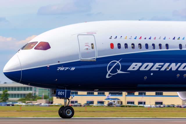 Boeing 787-9 aircraft