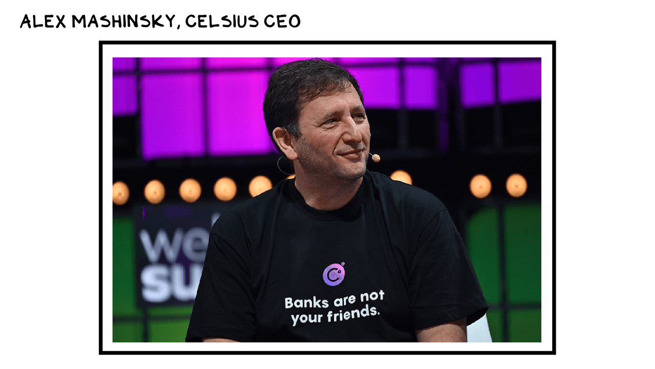 Alex Mashinsky, Celsius CEO