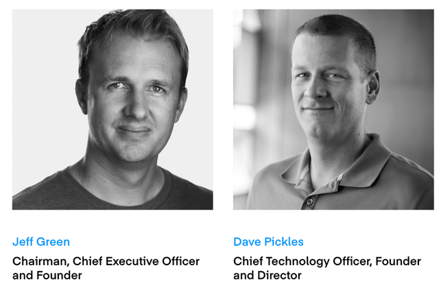 The Trade Desk ceo and co-founder jeff green and CTO and co-founder dave pickles