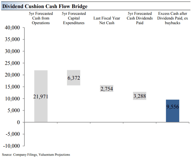 Dividend Cushion Cash Flow Bridge