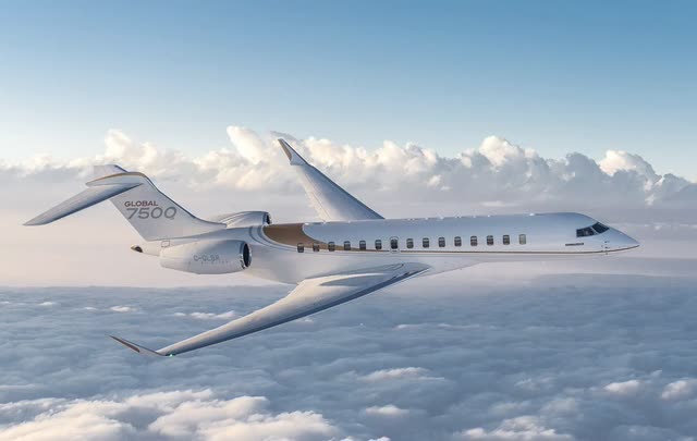 Bombardier Global 7500 aircraft business jet