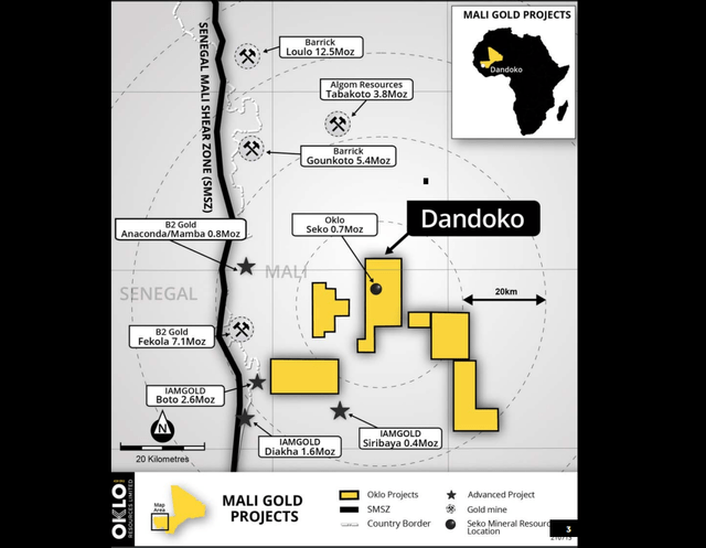 Oklo Resources - Land Package