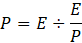 stock price earnings equation