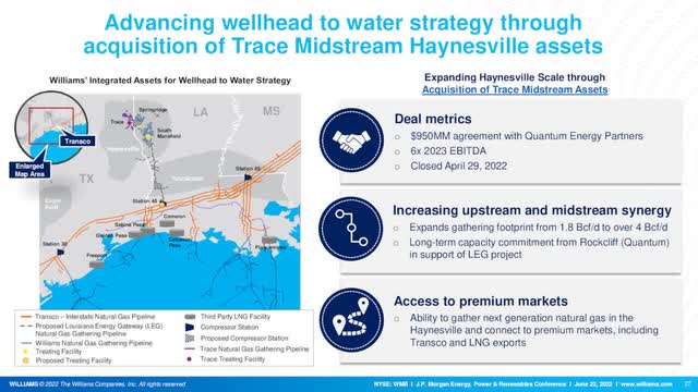 Williams Companies - Trace Midstream assets