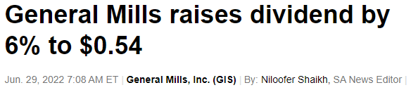 General Mills raises dividend