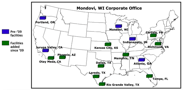 Marten Service Centres in USA
