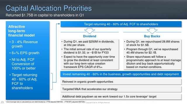 Dell Outlook and Capital Allocation Priorities