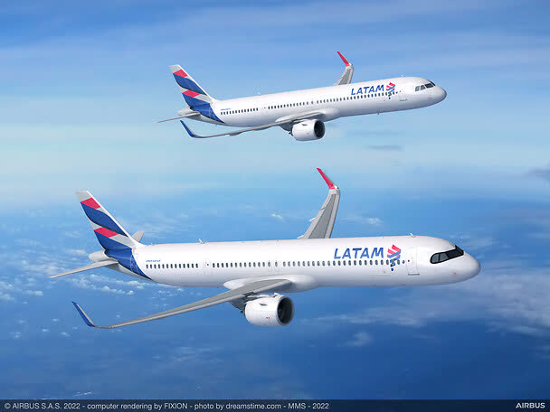 Airbus A321neo LATAM aircraft