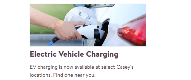 EV charging in progress