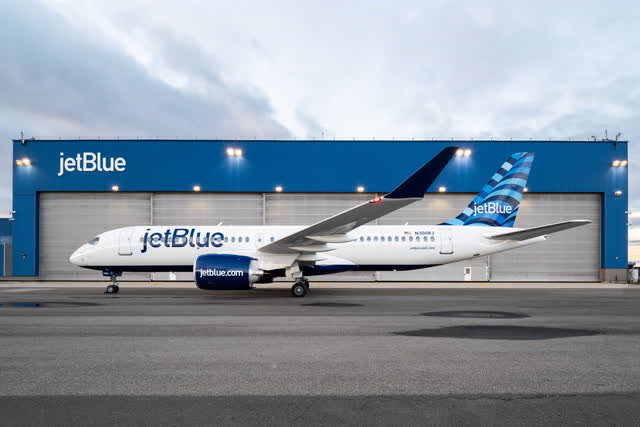 JetBlue Airbus A220 aircraft