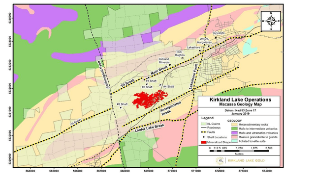 Macassa Geology