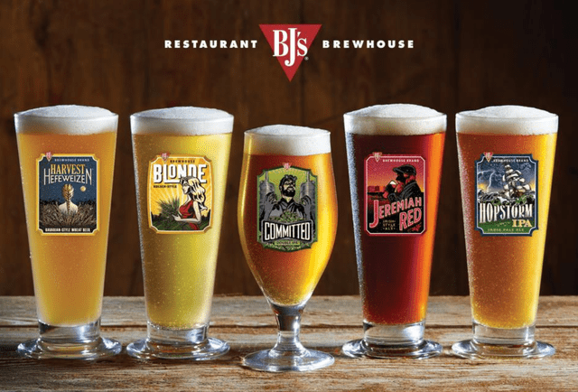 BJ's Brewhouse Offerings