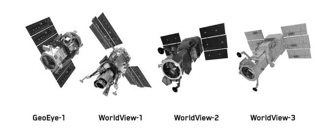 image of Maxar satellites.