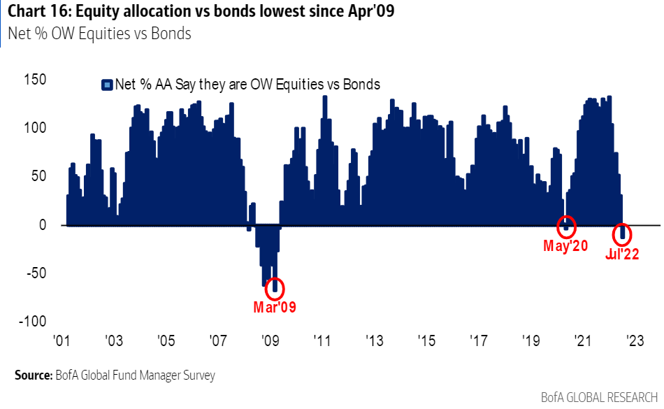 Equity allocations