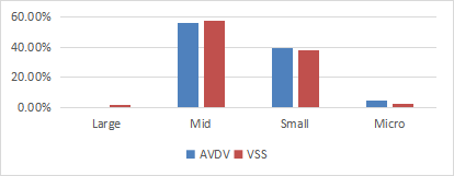 AVDV size segments