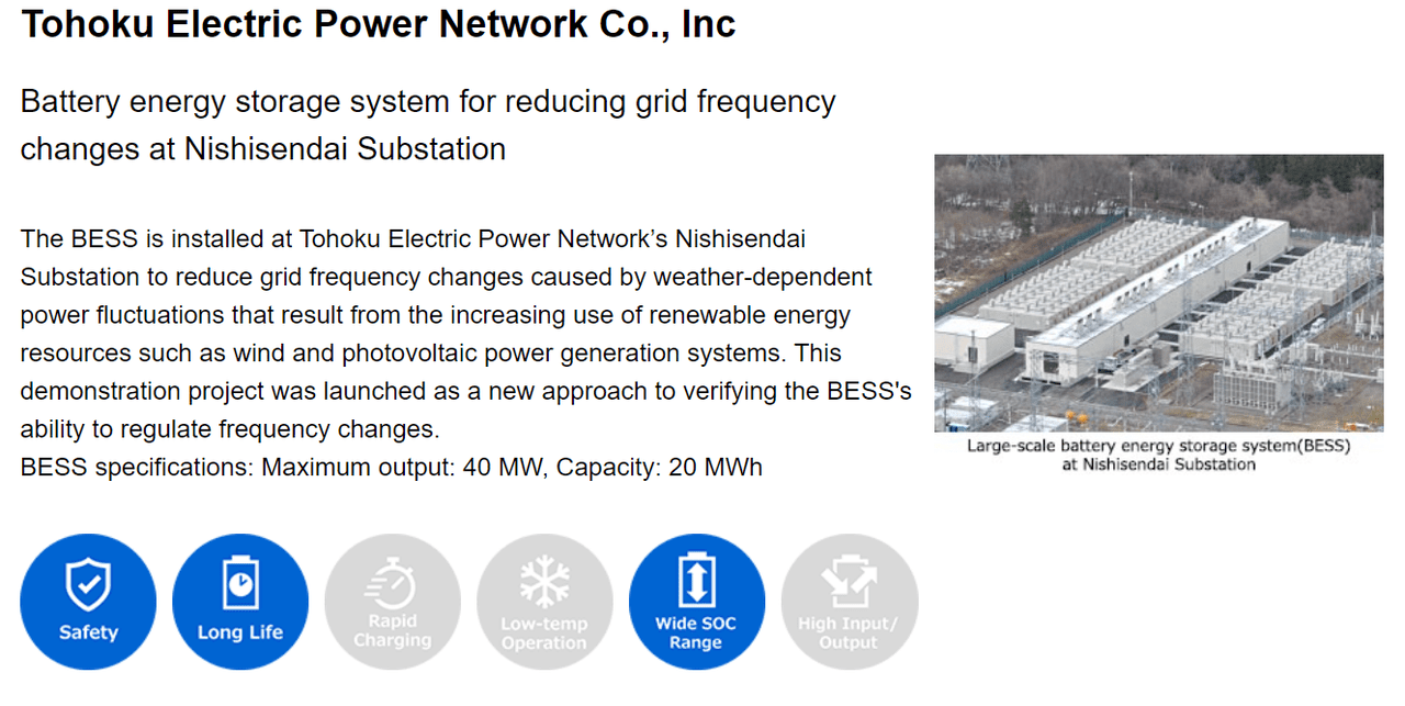 Battery system case study.