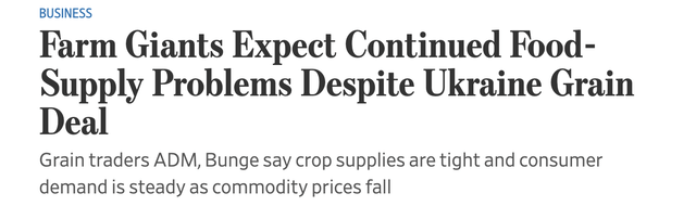 Ukraine can start exporting grains