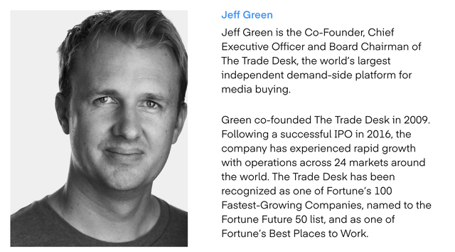 The trade desk ceo and co-founder jeff green