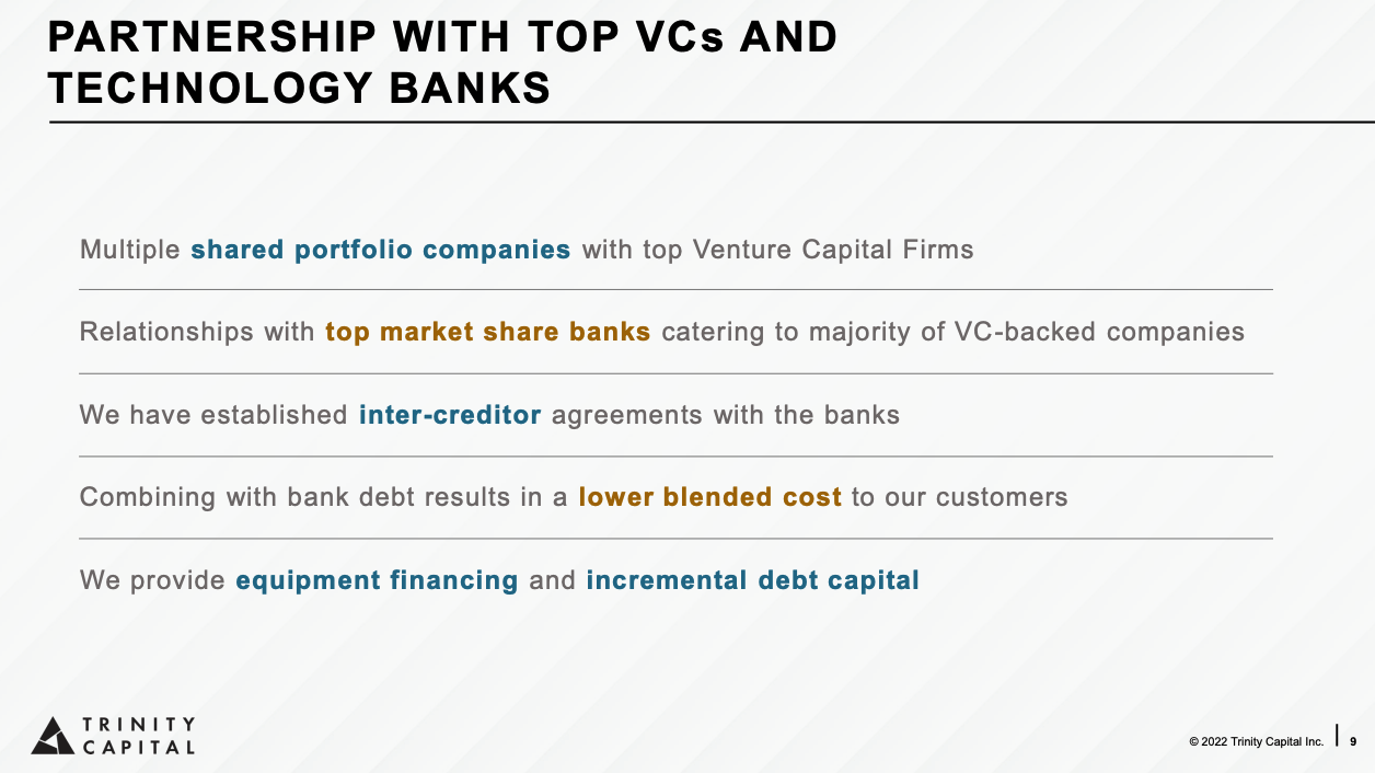 screenshot of partnership slide from Q2 2022 investor presentation