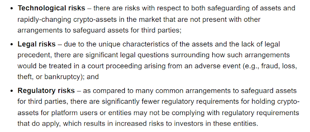Coinbase Risks