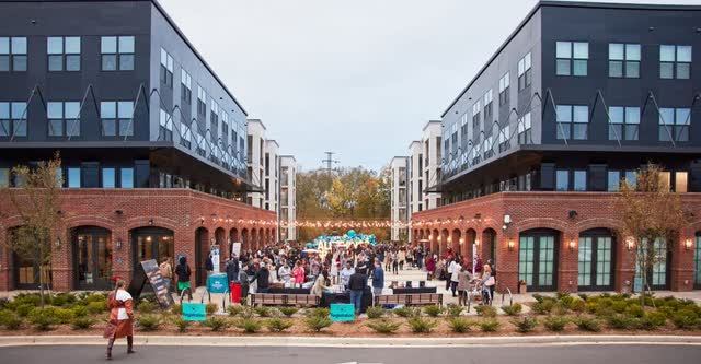 photo: New Riverside apartment building in Greenville, SC