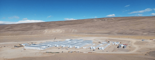 Josemaria Copper-Gold project camp construction, San Juan, Argentina - April 16, 2022