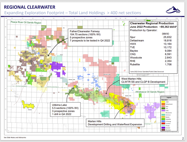 Headwater Exploration Map Of Current Leaseholdings